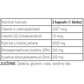 Metabolic Nutrition - Fish 3000 180 caps Metabolic Nutrition