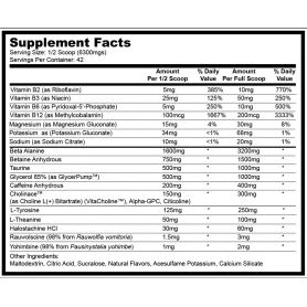 SPECIMEN - INTENSE PRE WORKOUT 264g Pharmaceutical