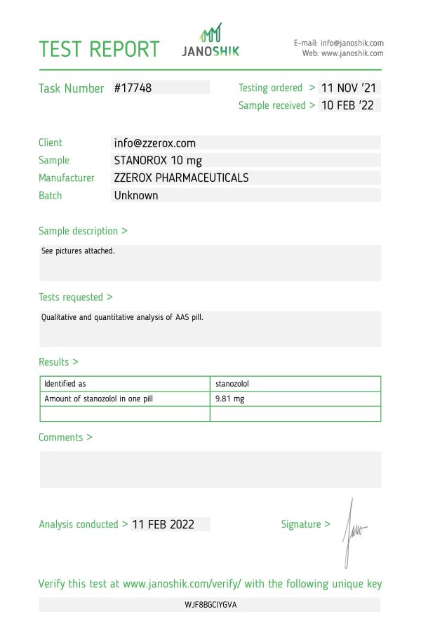 Stanorox Tabs Zerox Pharmaceuticals - Imagen 2