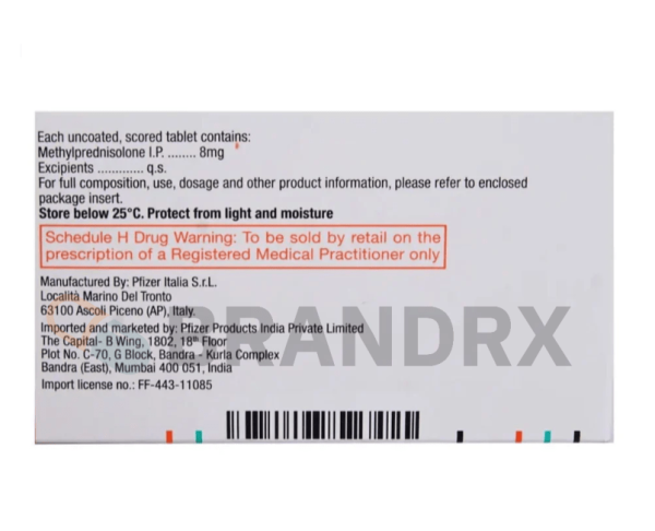 Medrol 8 mg Pfizer - Imagen 2