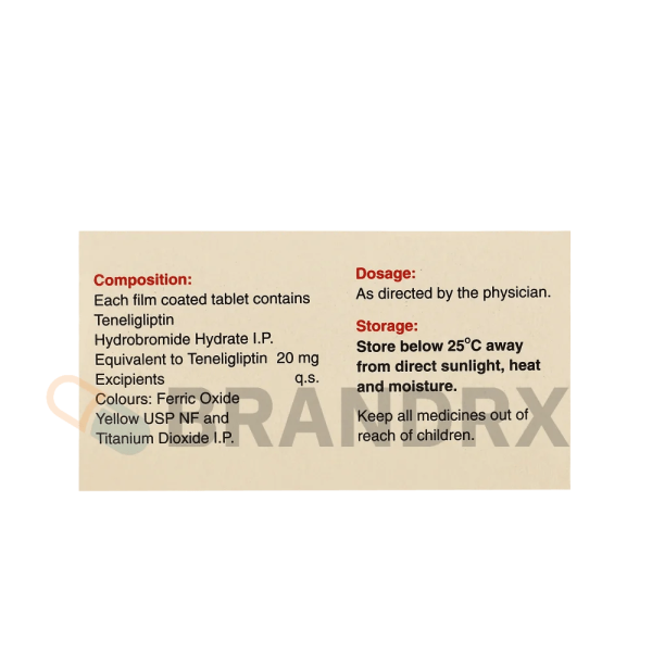 Ziten 20 mg Glenmark Pharmaceuticals Ltd. - Imagen 2