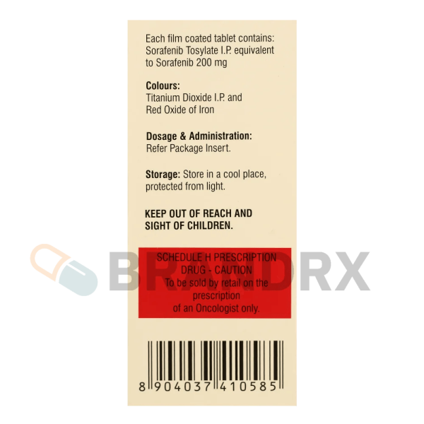 Sorafenat 200 mg Natco Pharmaceuticals Ltd. - Imagen 2