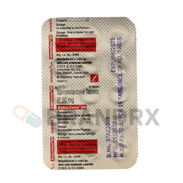 Aldactone 50 mg RPG Life Sciences Ltd. - Imagen 4