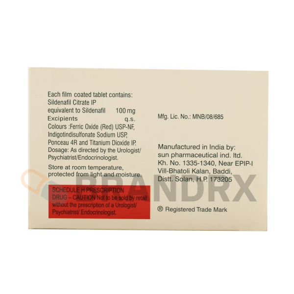 Caverta 100 mg Ranbaxy - Imagen 4