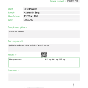 FLUOXYMESTERONE (HALOTESTIN) ORAL STEROID IN TABLETS Astera Labs