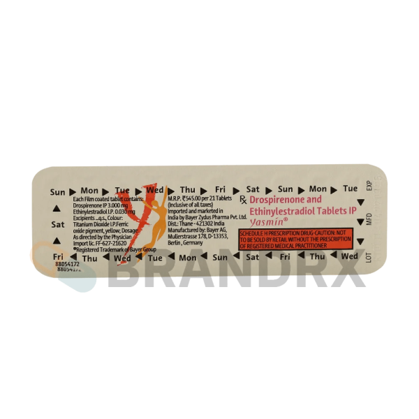 Yasmin 3/0.03 mg Bayer - Imagen 3