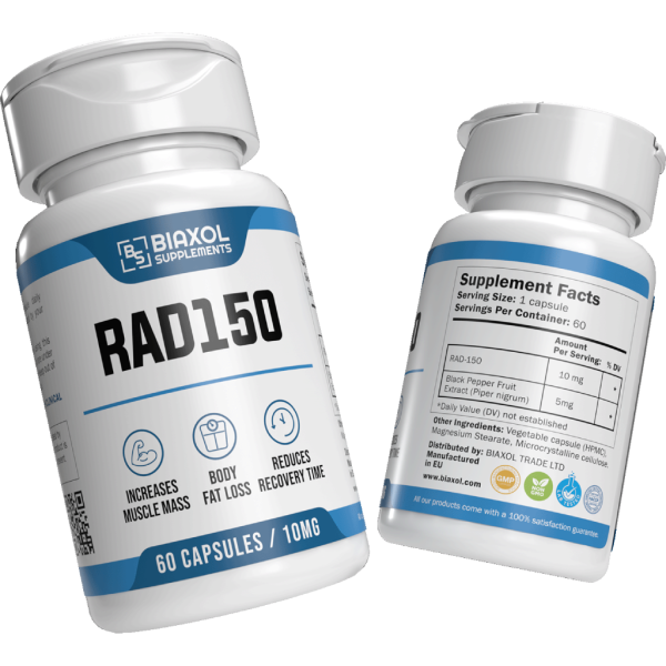 RAD150 SARM IN CAPSULES Biaxol Supplements
