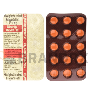 Nicardia Retard 20 mg J.B. Chemicals & Pharmaceuticals Ltd.