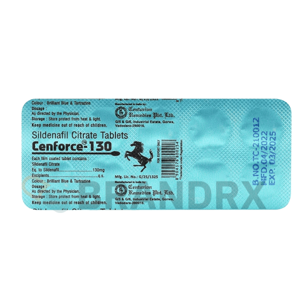 Cenforce 130 mg Centurion Laboratories - Imagen 2
