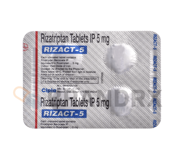 Rizact 5 mg Cipla - Imagen 2