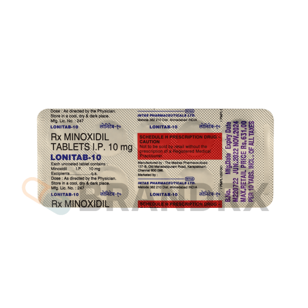 Lonitab 10 mg Intas Pharmaceuticals - Imagen 2
