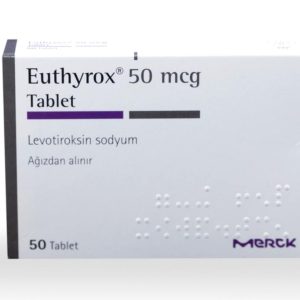 EUTHUROX (LEVOTIROKSIN) 50 MCG 50 TAB MERCK Merck