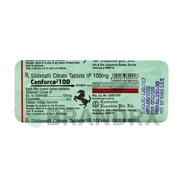 Cenforce 100 mg Centurion Laboratories