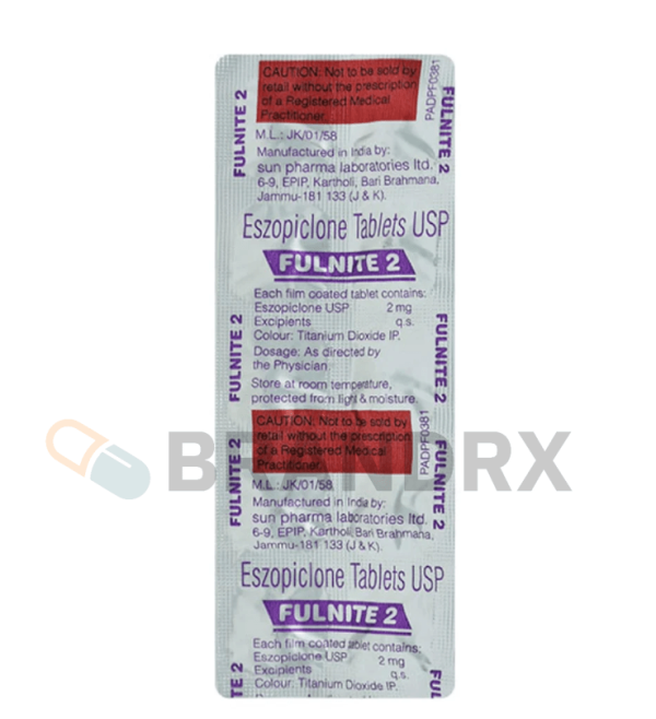 Fulnite 2 mg Sun Pharmaceuticals Industries
