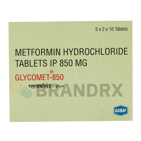 Glycomet 850 mg USV Private Ltd. - Imagen 2