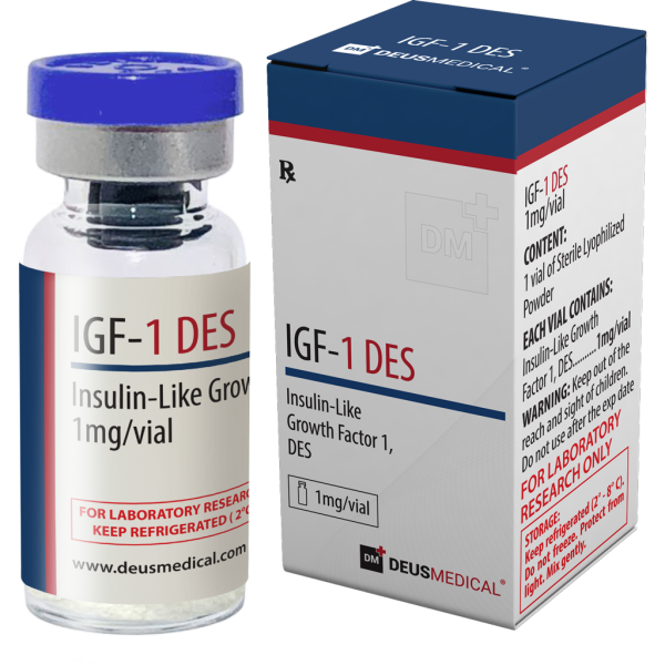 IGF-1 DES (INSULIN-LIKE GROWTH FACTOR 1, DES) HORMONE IN VIALS Deus Medical