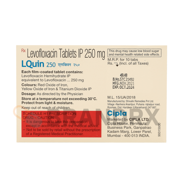 LQuin 250 mg Cipla