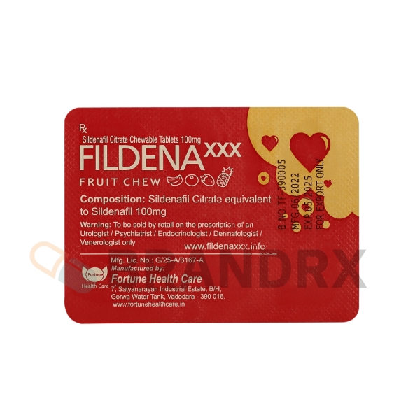 Fildena XXX 100 mg Fortune Health Care - Imagen 2