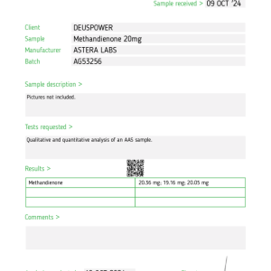 METHANDIENONE ORAL STEROID IN TABLETS Astera Labs