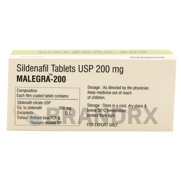 Malegra 200 mg Sunrise - Imagen 2