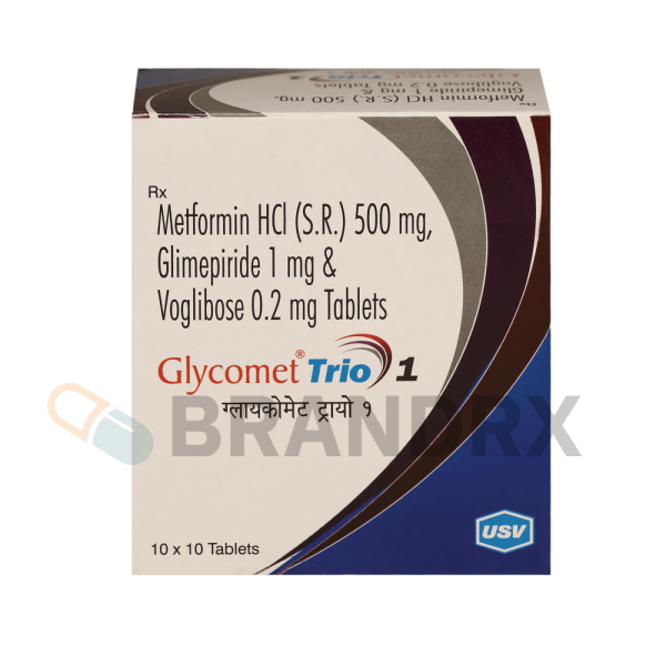Glycomet Trio 1/0.2/500 mg USV Private Ltd. - Imagen 2