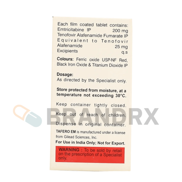 Tafero EM 200/25 mg Hetero Labs Limited - Imagen 3