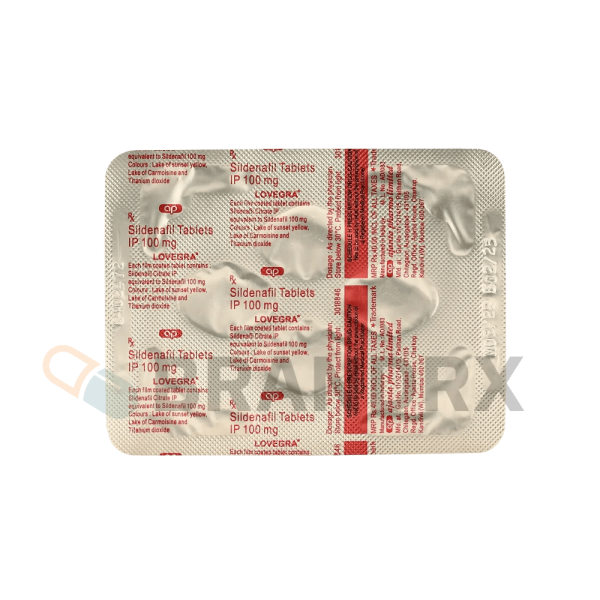 Lovegra 100 mg Ajanta Pharma - Imagen 2