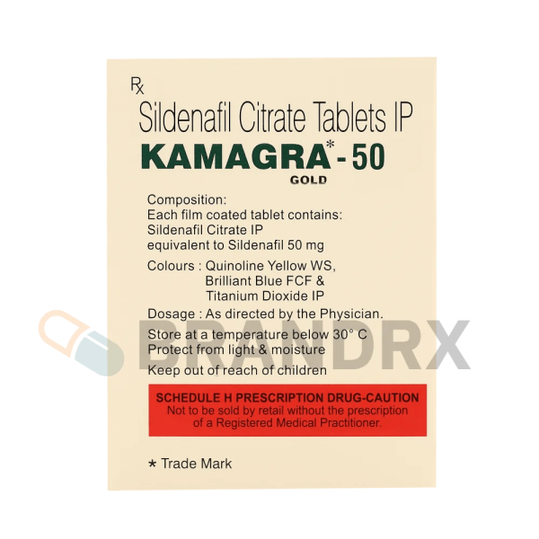 Kamagra Gold 50 mg Ajanta Pharma - Imagen 4