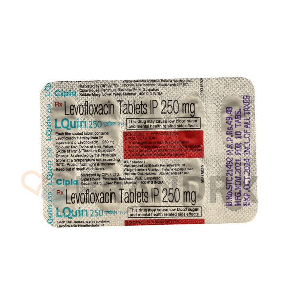 LQuin 250 mg Cipla - Imagen 3