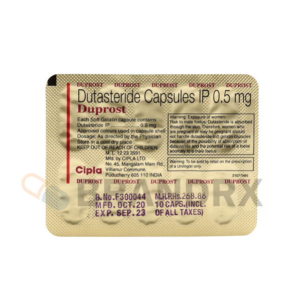 Duprost 0.5 mg (100 caps) Cipla - Imagen 2