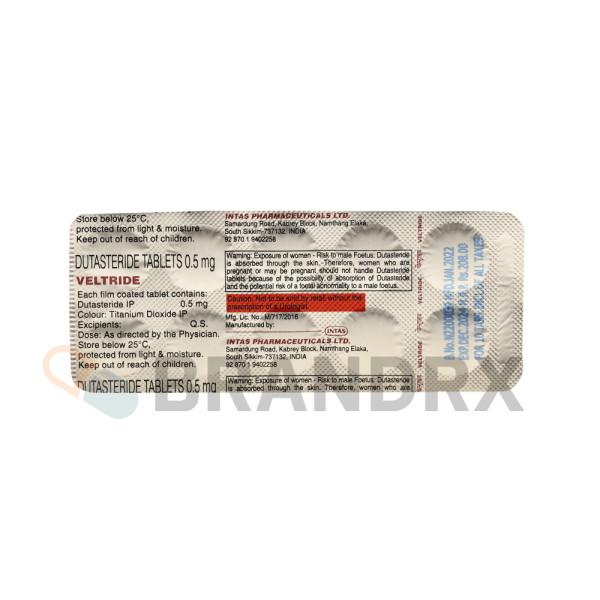 Veltride 0.5 mg Intas Pharmaceuticals - Imagen 3