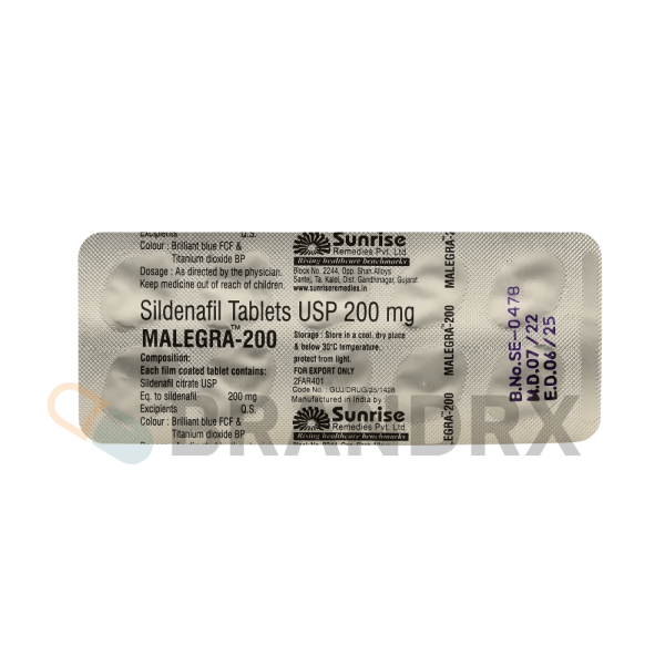 Malegra 200 mg Sunrise - Imagen 4