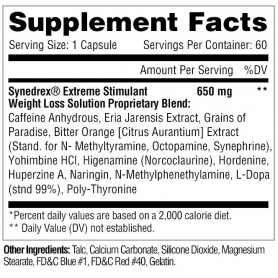 Metabolic Nutrition - Synedrex 45cps Metabolic Nutrition