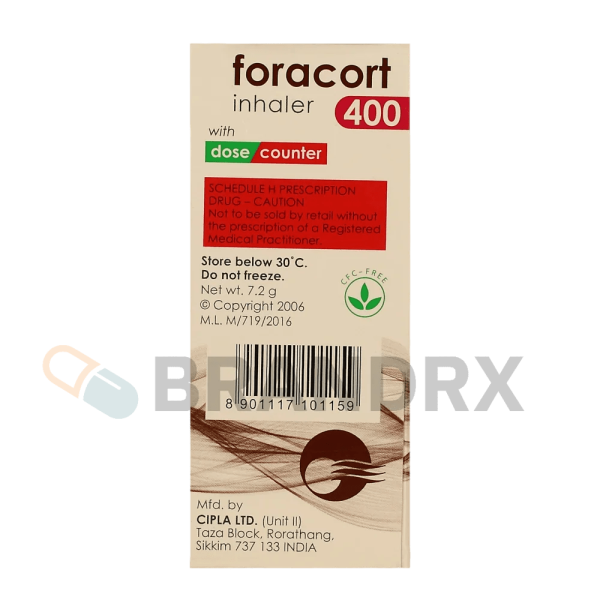 Foracort Inhaler 120 MD 400 mcg Cipla - Imagen 6