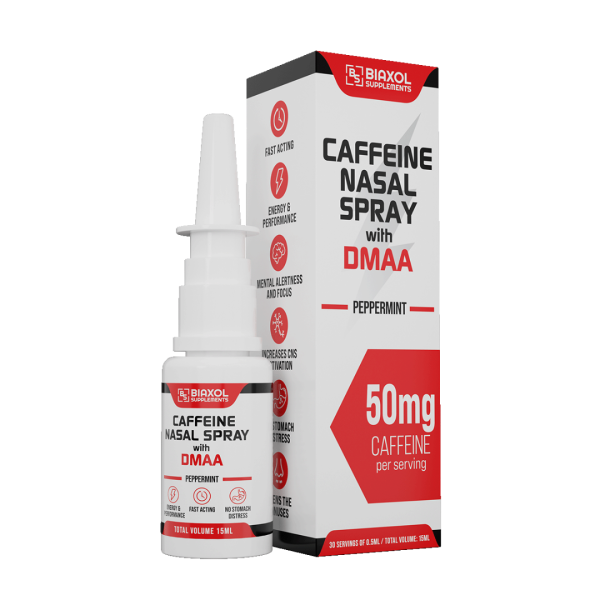 CAFFEINE NASAL SPRAY WITH DMAA IN BOTTLE Biaxol Supplements - Imagen 3